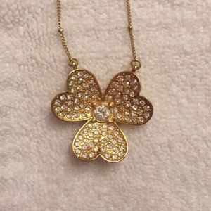 My flat in London necklace flower gold diamond